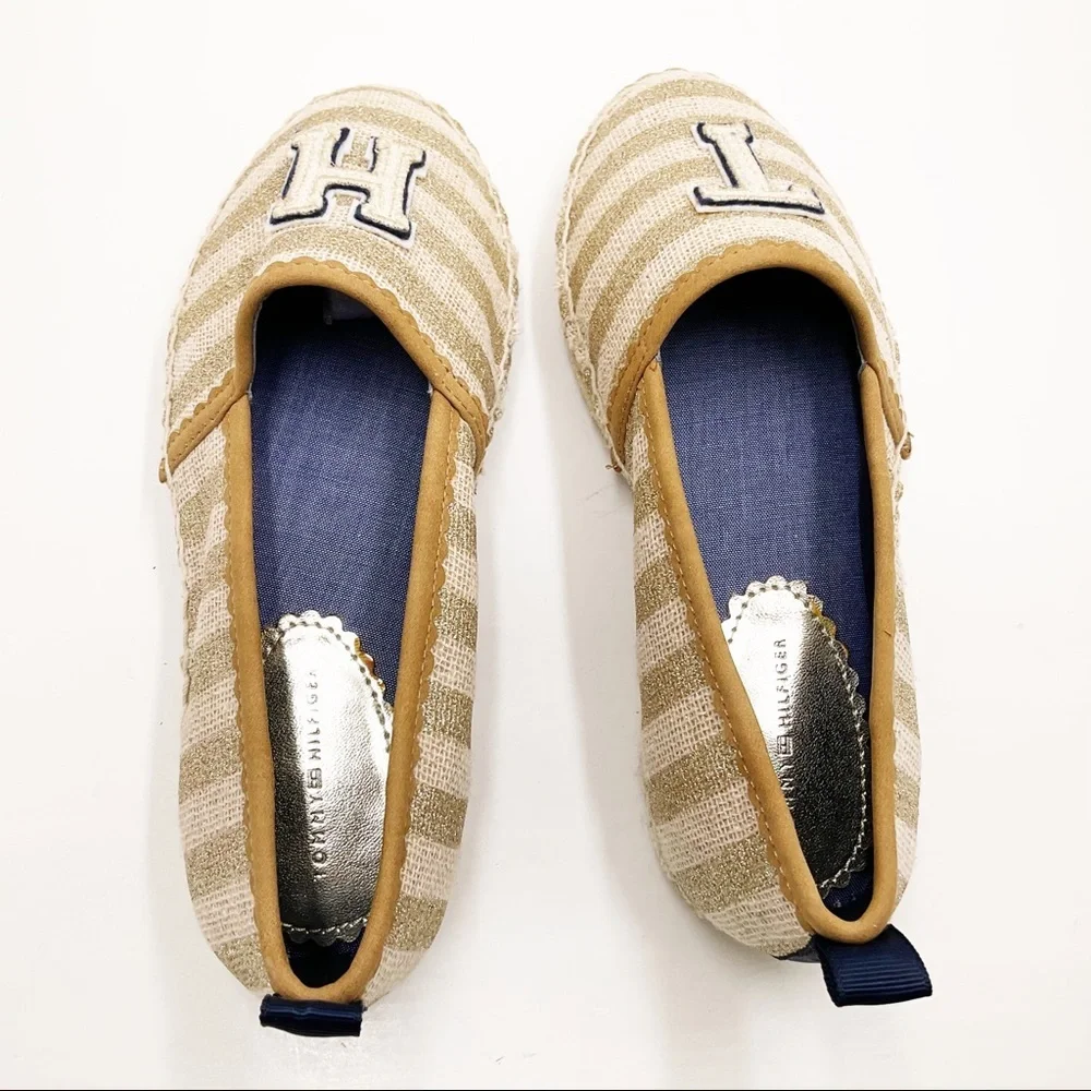 🆕 {Tommy Hilfiger} Logo Embellished Espadrilles